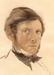 John Ruskin: self-portrait John Ruskin: self-portrait