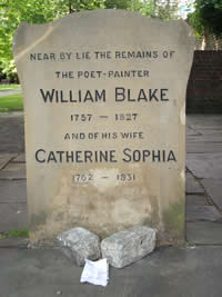 Grave of William and Catherine Blake Grave of William and Catherine Blake